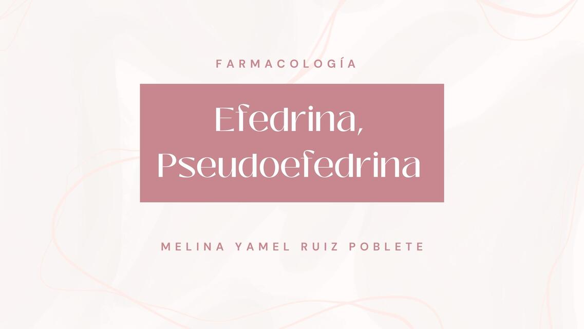 EFEDRINA