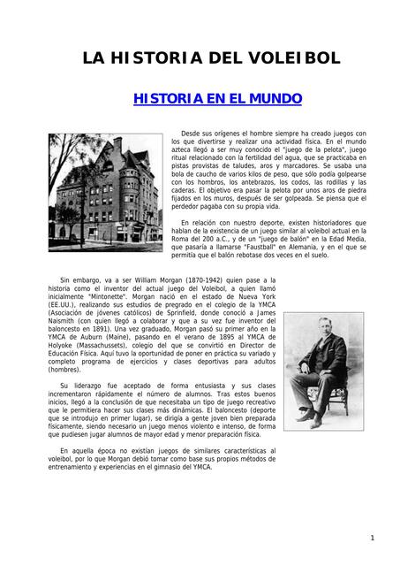 historia del voleibol