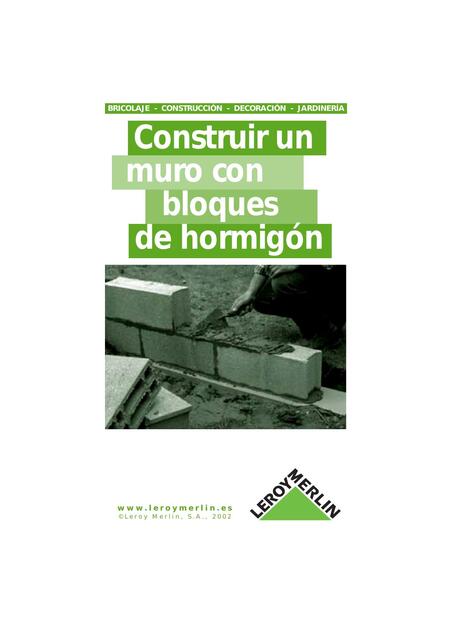 Construccion De Paredes Con Bloques De Cemento