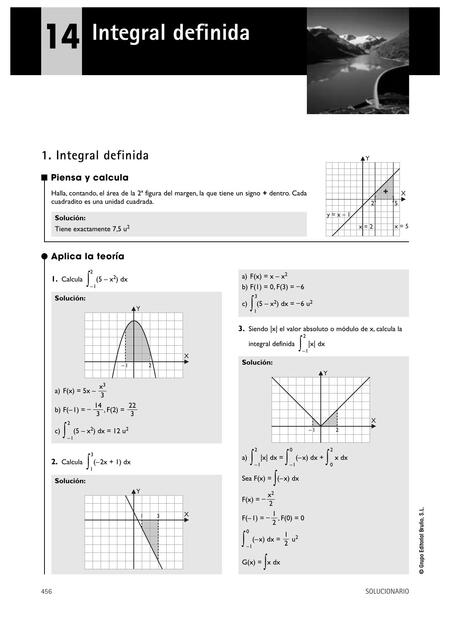 14 Integral definida