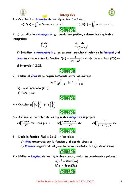 sol integrales 1