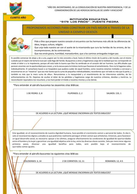 FICHA DE CUARTO AÑO | Gianfranco | uDocz