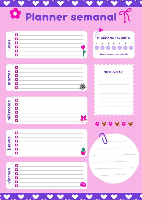 Planner Semanal