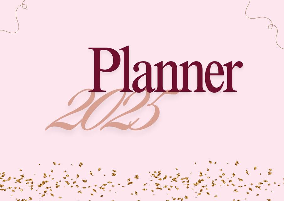 PLANNER 2025