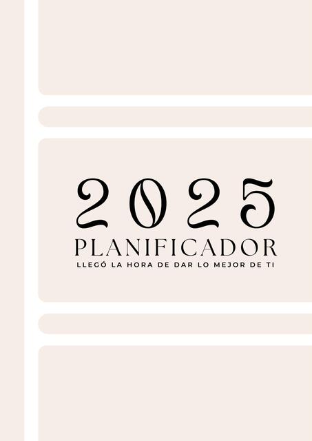 Planificador Diario Simple Rosa 7