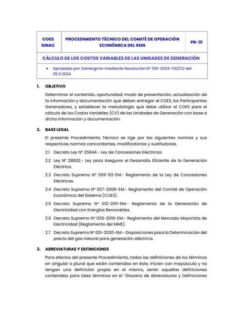 31 Cálculo de los Costos Variables de las Unidades