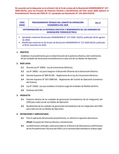 17 Determinación de la Potencia Efectiva y Rendimi