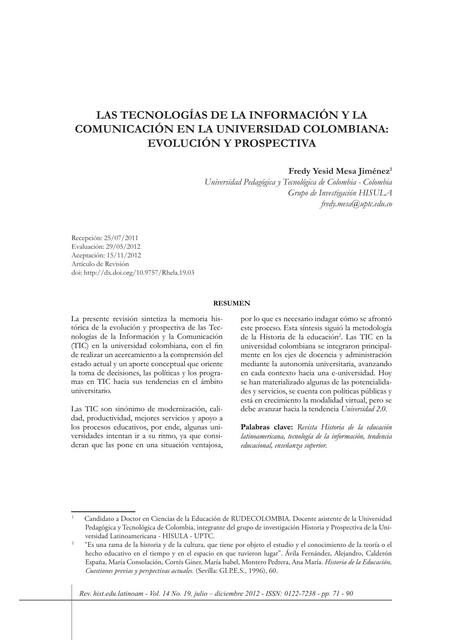 Las tecnologías de la información y la comunicació