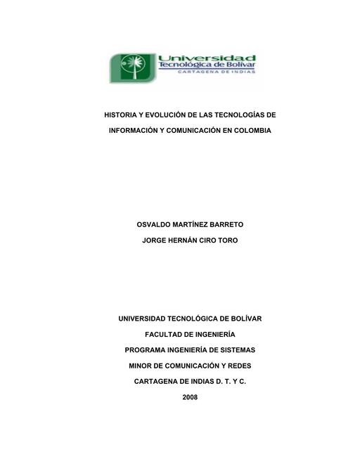 Historia y evolución de las tecnologías de información