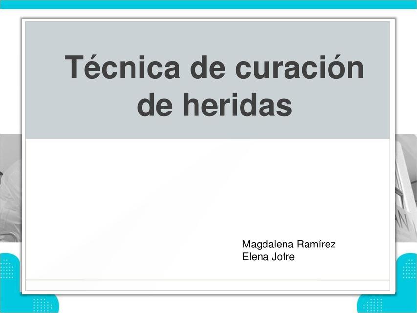 Tecnica de curacion