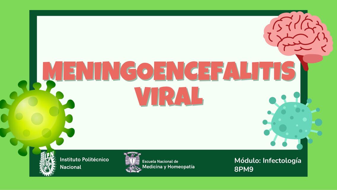 Meningoencefalitis viral