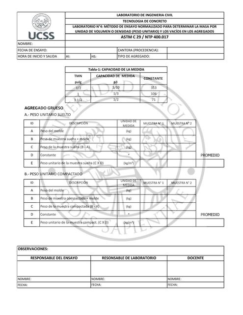 ENSAYO DE LABORATORIO N4 Peso unitario grueso 2