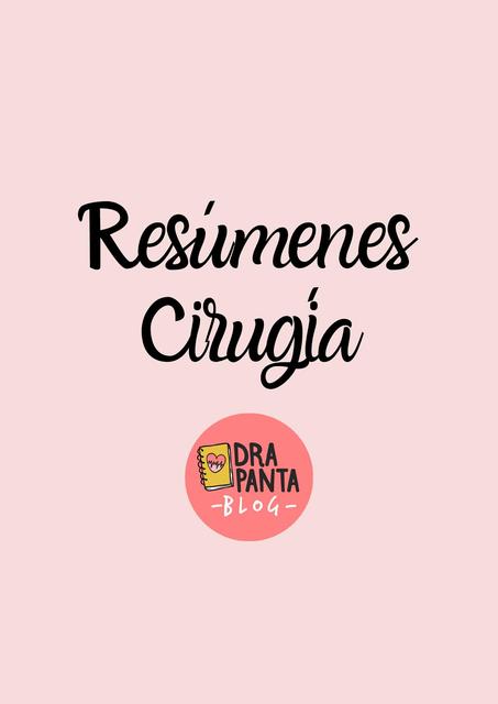 Resúmenes Cirugía