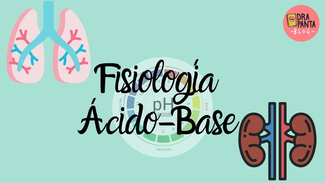 Fisiología Ácido Base Resúmenes De Fisiología Apuntes De Medicina