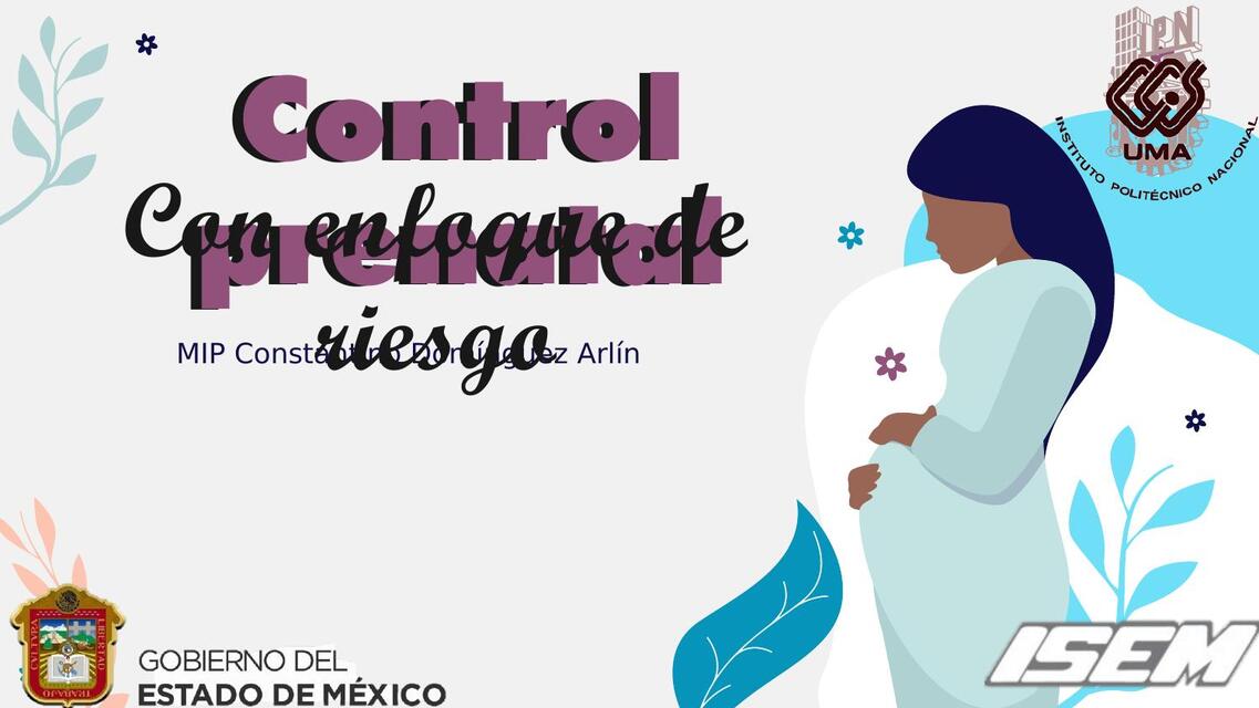 CONTROL PRENATAL NOM Y CESAREA