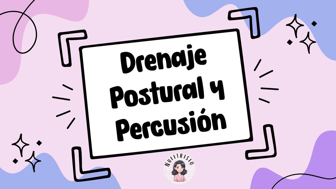 Drenaje postural y percusiones