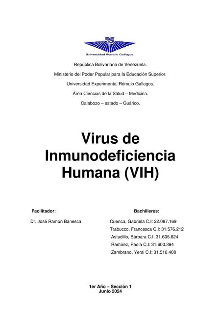 Virus de inmunodeficiencia humana