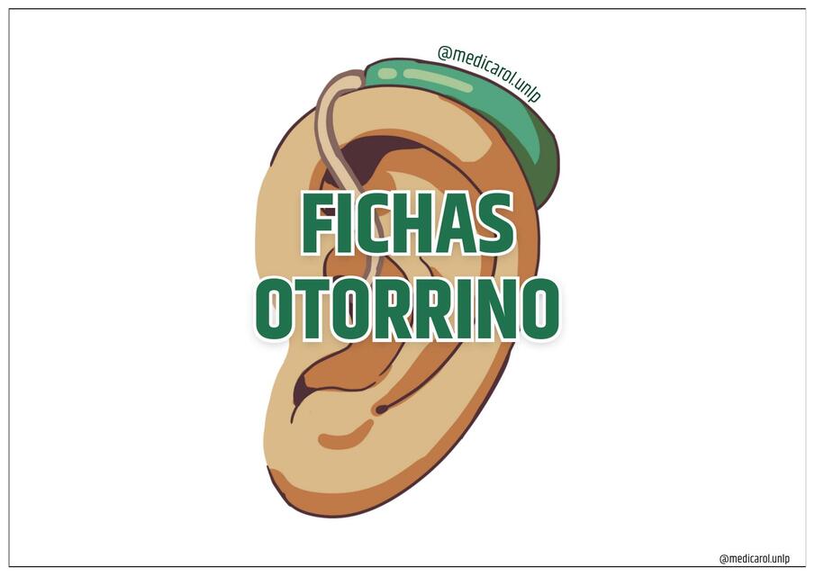 FICHAS OTORRINOLARINGOLOGÍA