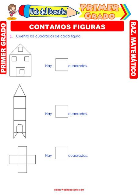 Contamos Figuras para Primer Grado de Primaria