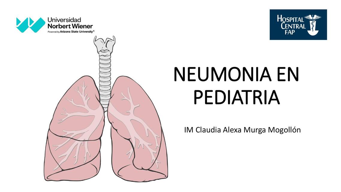 NEUMONIA EN PEDIATRIA