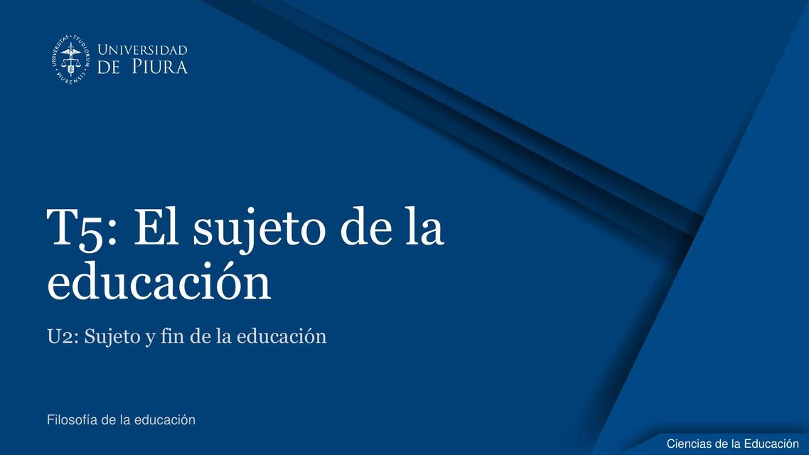 CFE Unidad 2 T5 Sujeto de la educación 2