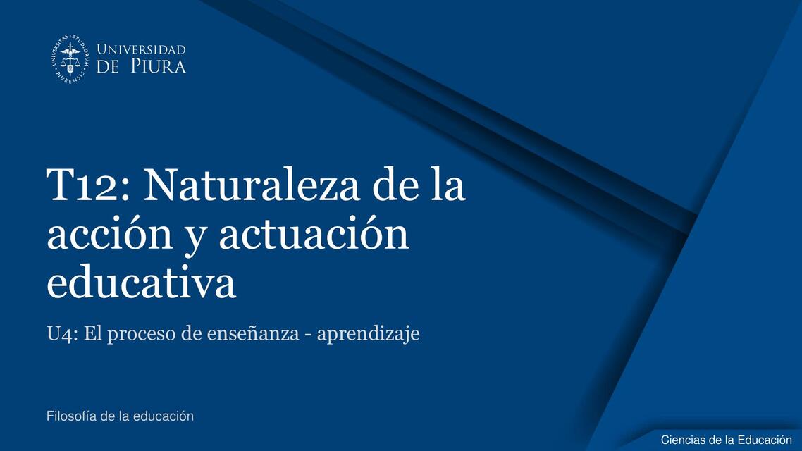 CFE Unidad 4 T12 T14 El proceso de ensenanza apren