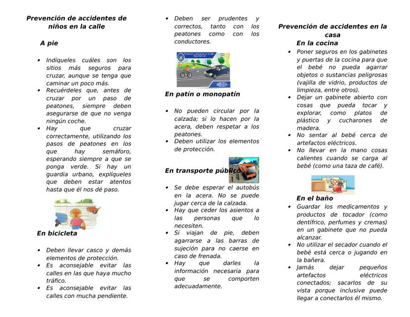 triptico de prevencion de accidentes compress | Angel Mendoza | uDocz