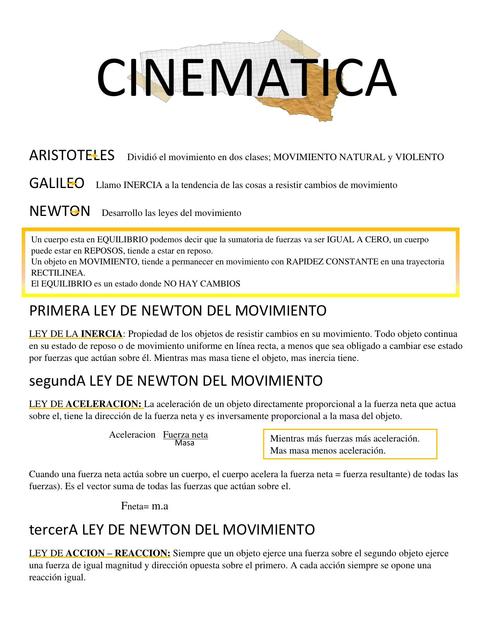 Cinemática