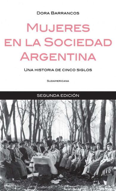 Dora Barrancos Mujeres en la sociedad argentina