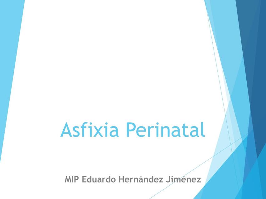 asfixia Perinatal