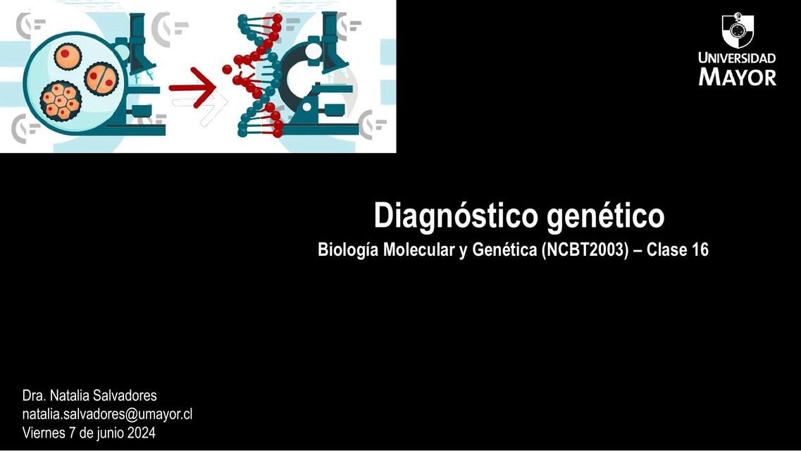 16 Diagnóstico Genético