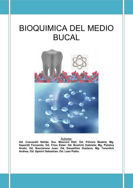 Bioquímica del medio Bucal