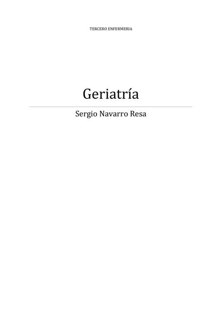 Geriatría