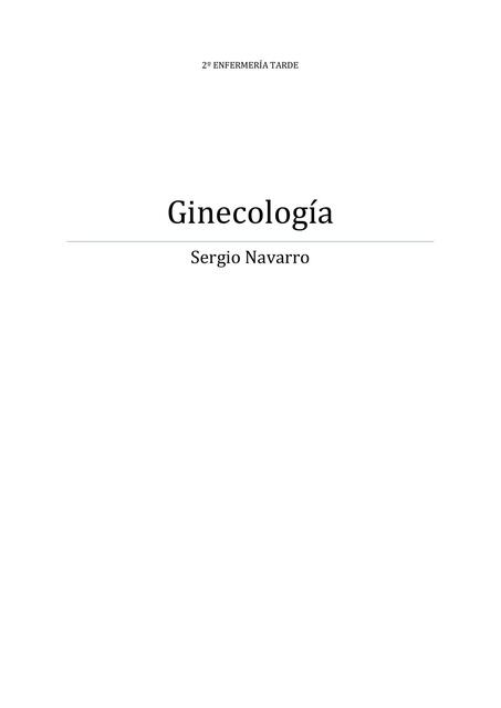 Ginecología