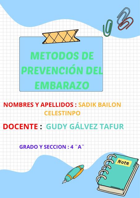 Métodos de prevención del embarazo