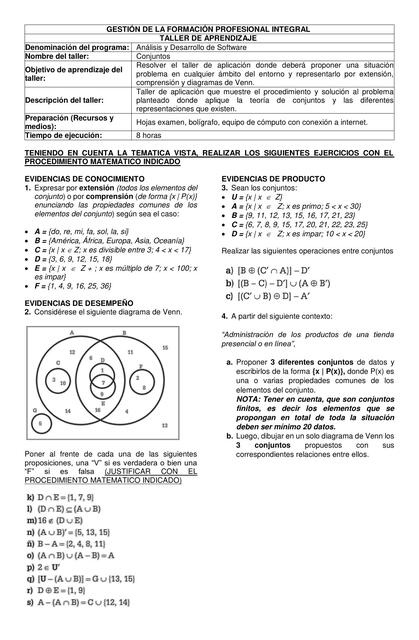 Taller 3 Aplicación Conjuntos