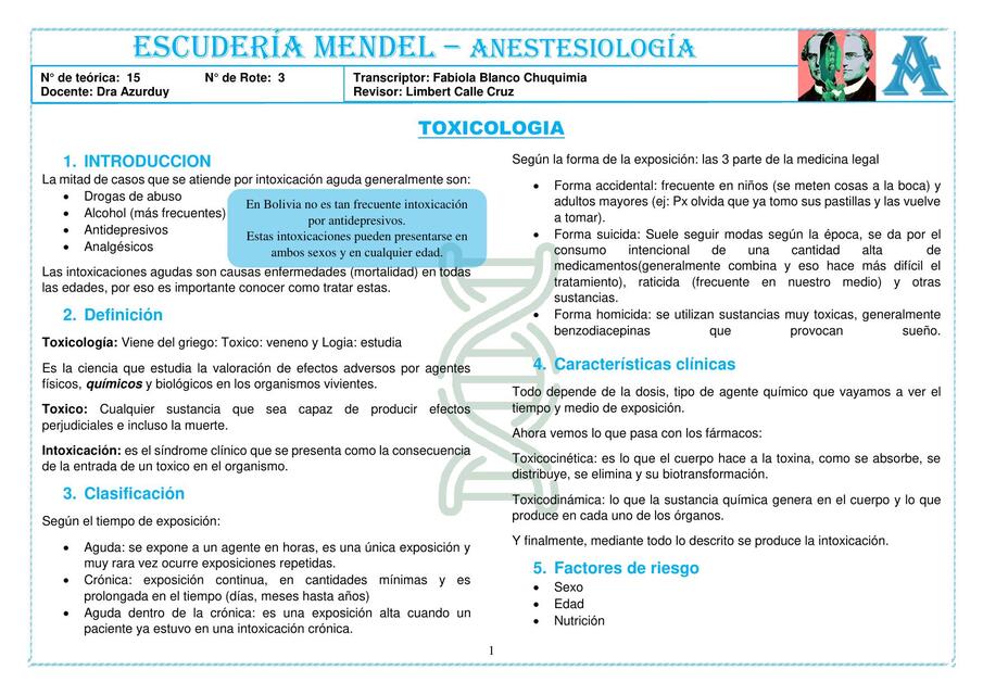 15 ANE 00 04 23 TOXICOLOGIA