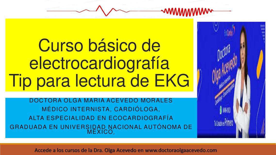 Presentación Lectura de EKG