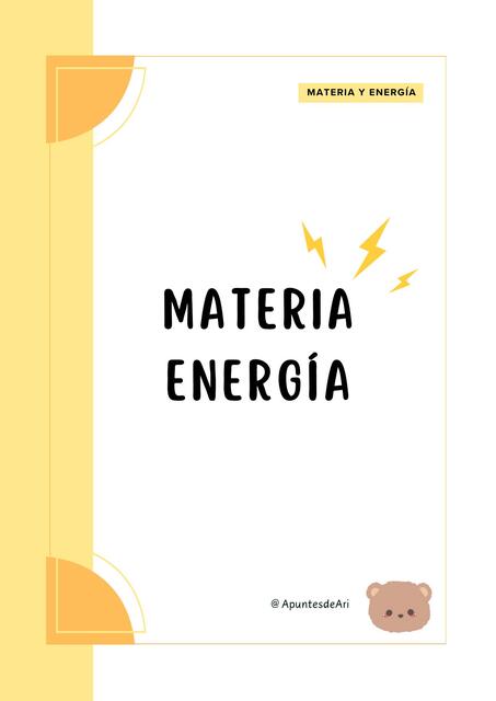 Materia & Energía