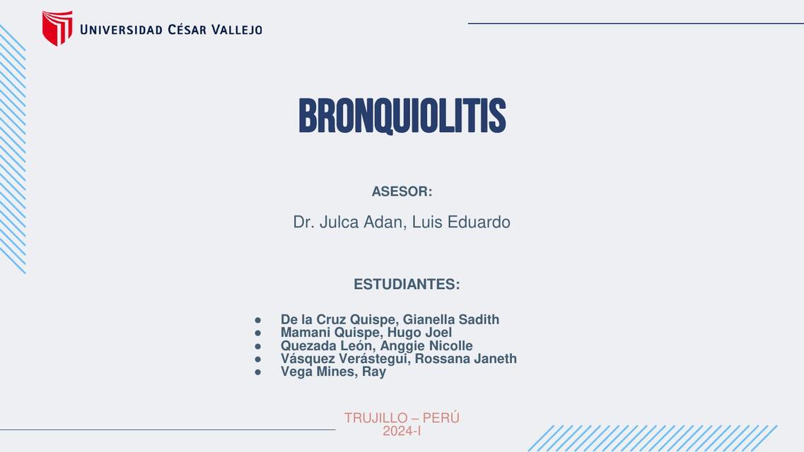 BRONQUIOLITIS