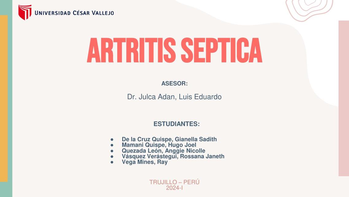 ARTRITIS SEPTICA