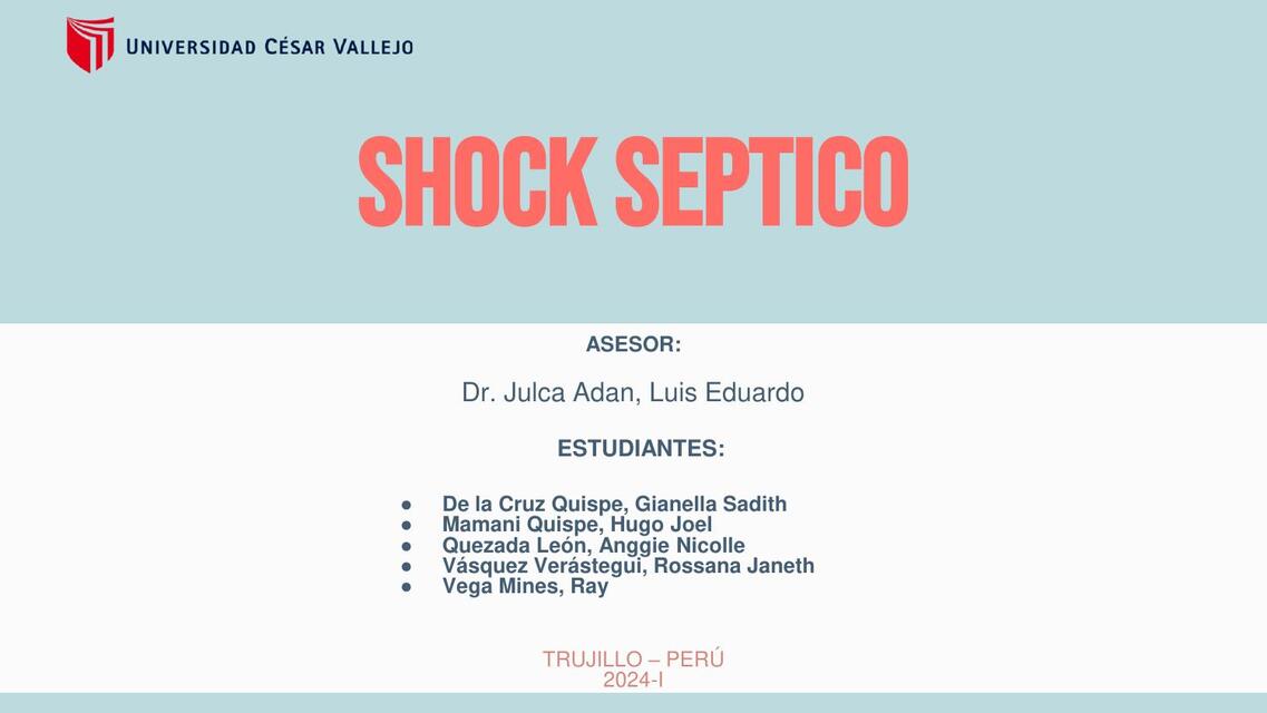 SHOCK SEPTICO