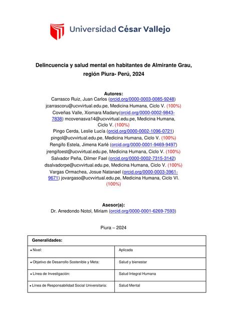 TIF Delincuencia y salud mental en habitantes de A