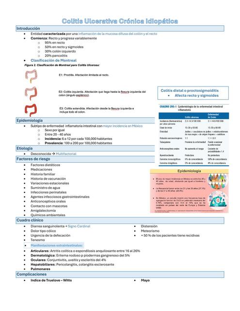 Colitis Ulcerativa Crónica Idiopática