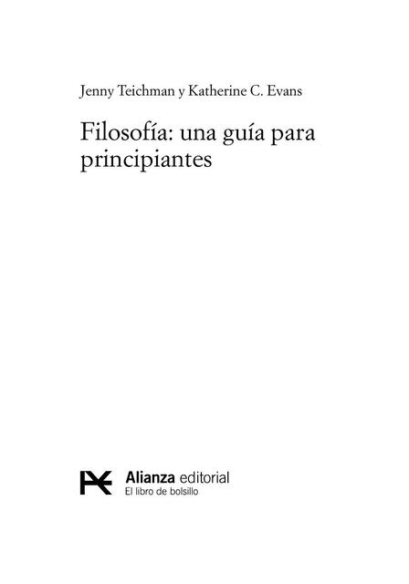 filosofia una guia para principiantes