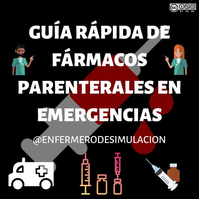 Guía rápida de fármacos parenterales en emergencias