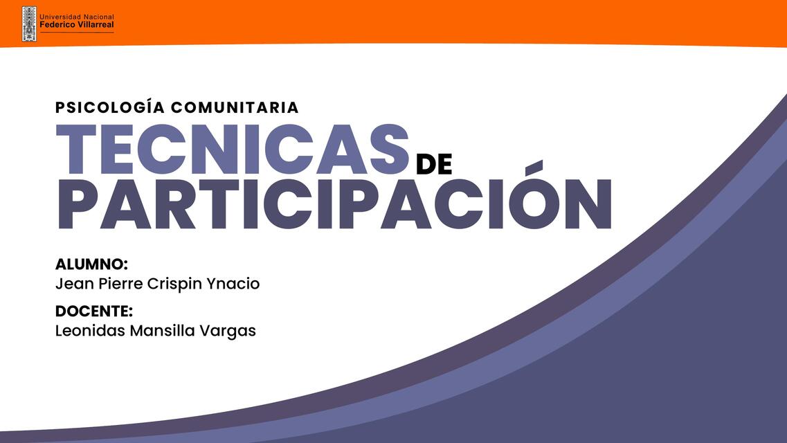 Técnicas de Participación