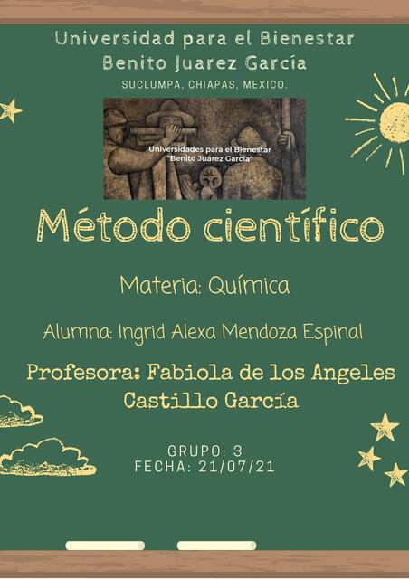 MÉTODO CIENTIFICO