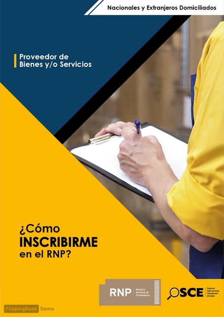 Registro Nacional de Proveedores 