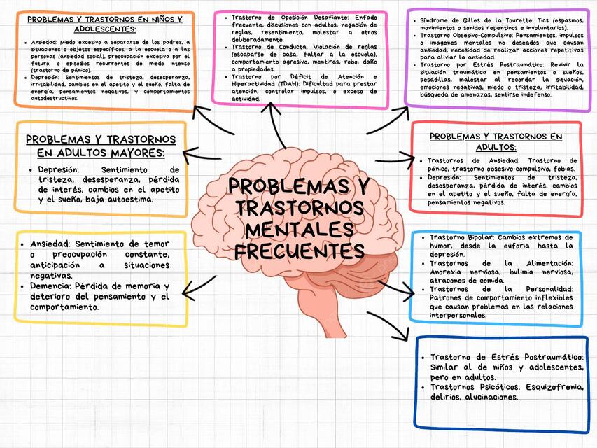 Problemas y Trastornos Mentales Frecuentes